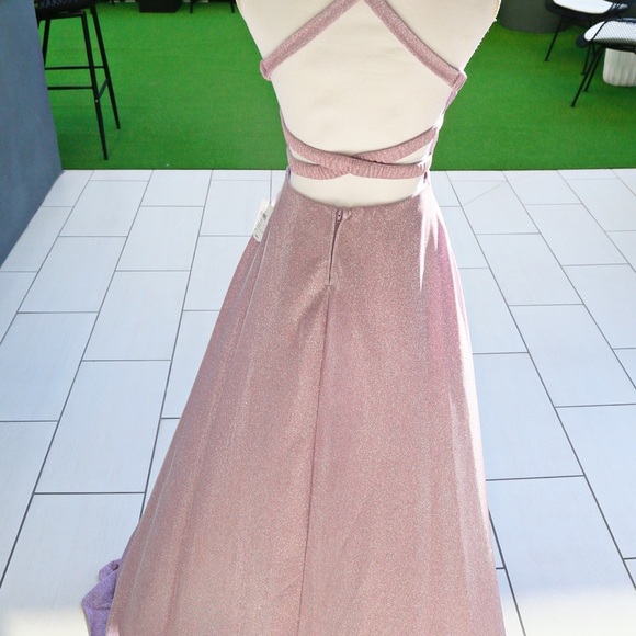 Evening Gown – Windsor – Purple A‑Line Strapless Sweetheart Prom & Wedding Maxi - Picture 10 of 17